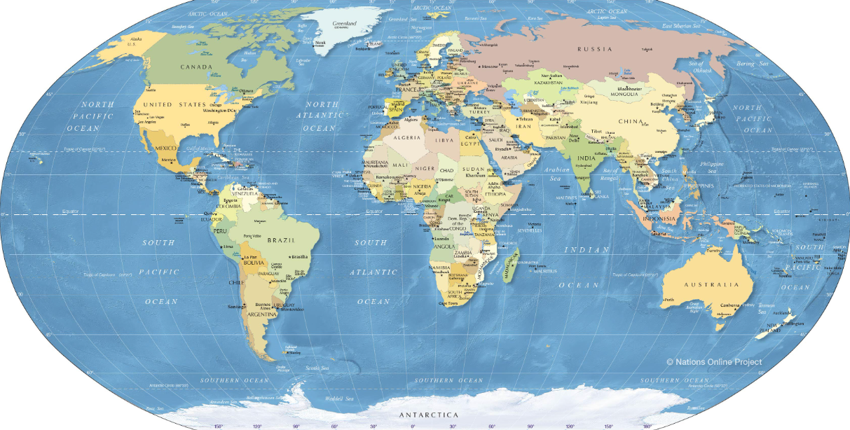 Carte du Monde 